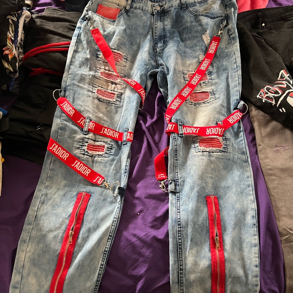 Super nice custom jeans I never wear